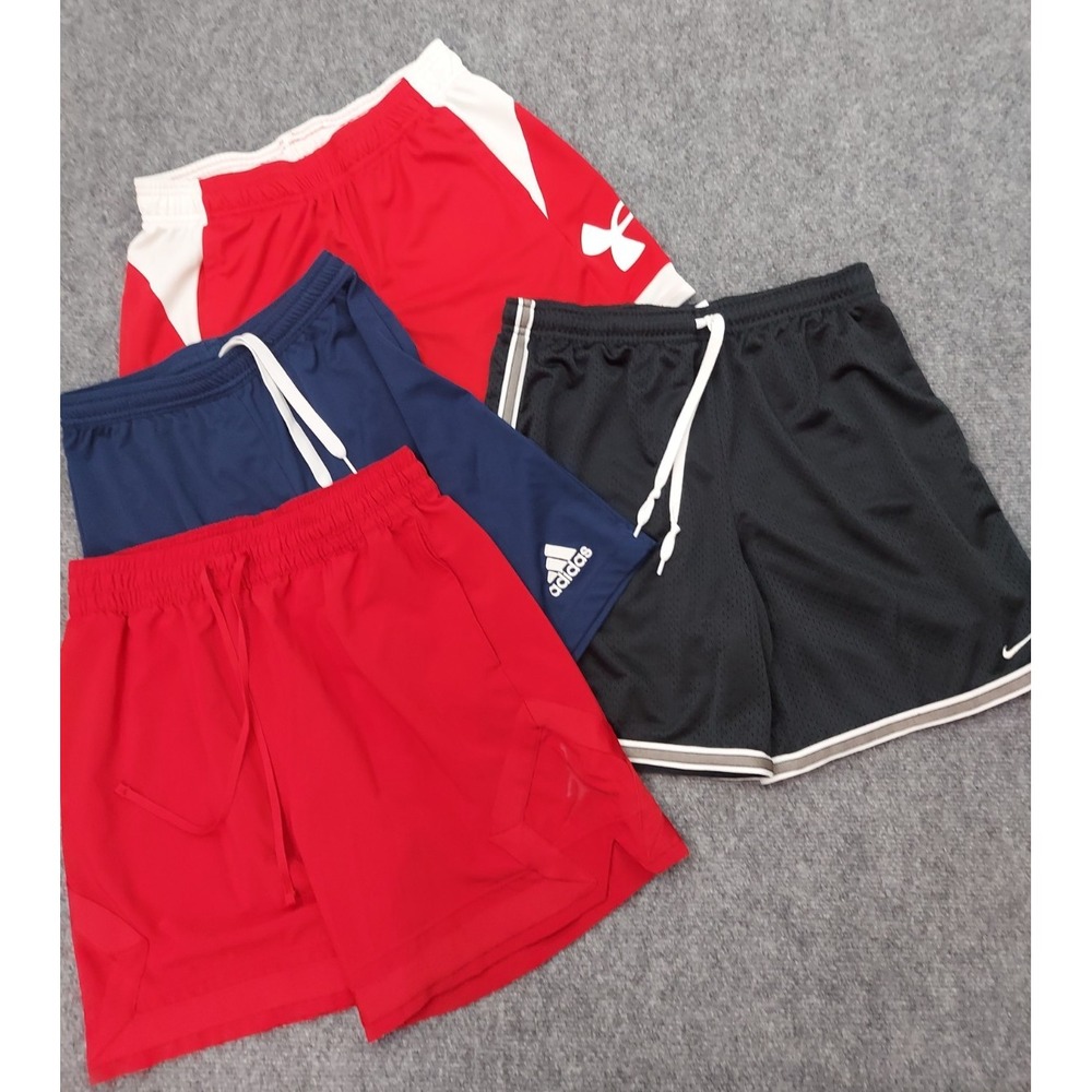 Lot 4 NIKE ADIDAS UNDER ARMOUR shorts Mens Small Athletic Workout Gym Jumpman